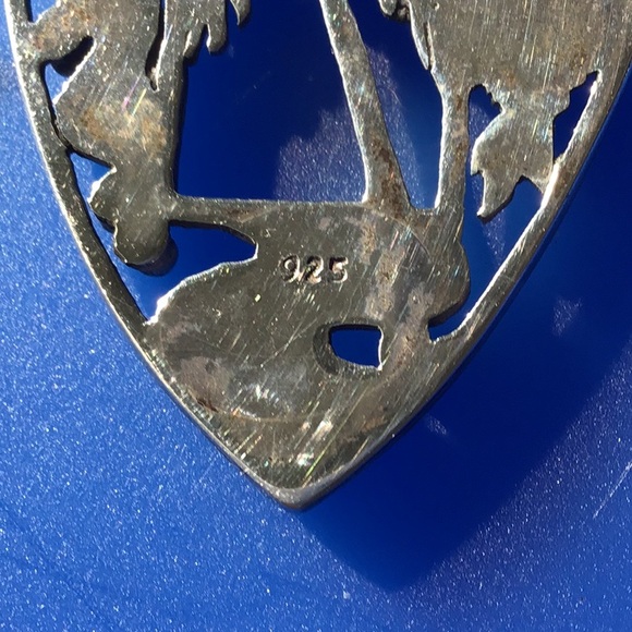 Sterling Silver Palm Tree Pendant with Chain - Picture 4 of 6